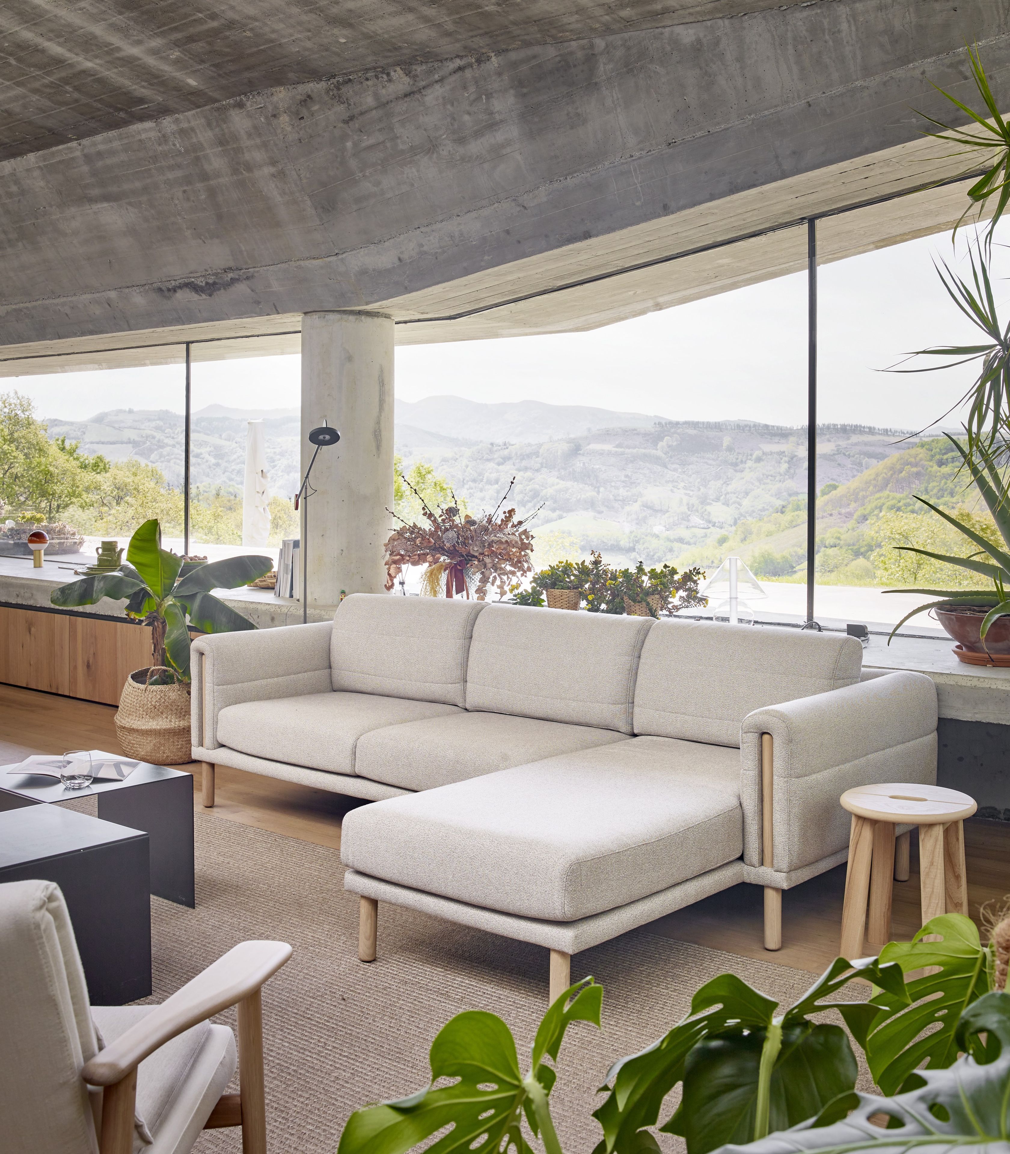 3-местный тканевый диван с полуостровом Bosc Abric ARCH-00034156 - Вид №3