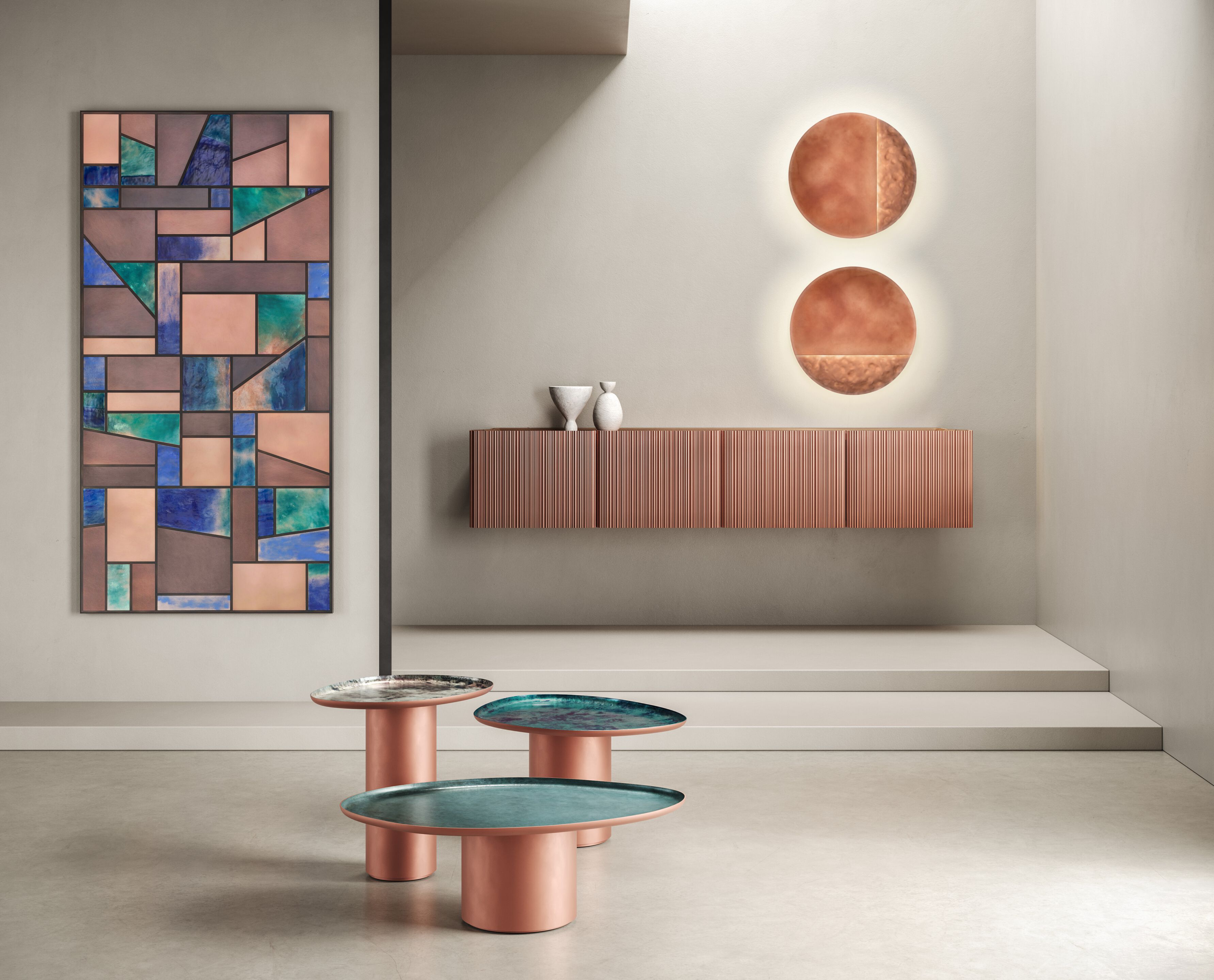 Металлический светодиодный светильник с регулируемой яркостью DE CASTELLI LIGHT&SHADE ARCH-00105434 - Вид №1