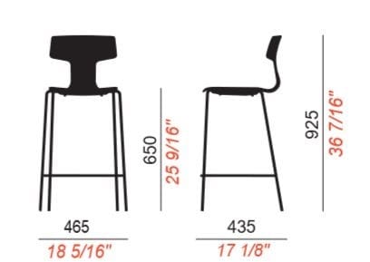 Полипропиленовый стул COLOS ARCH-00125570 - Вид №2