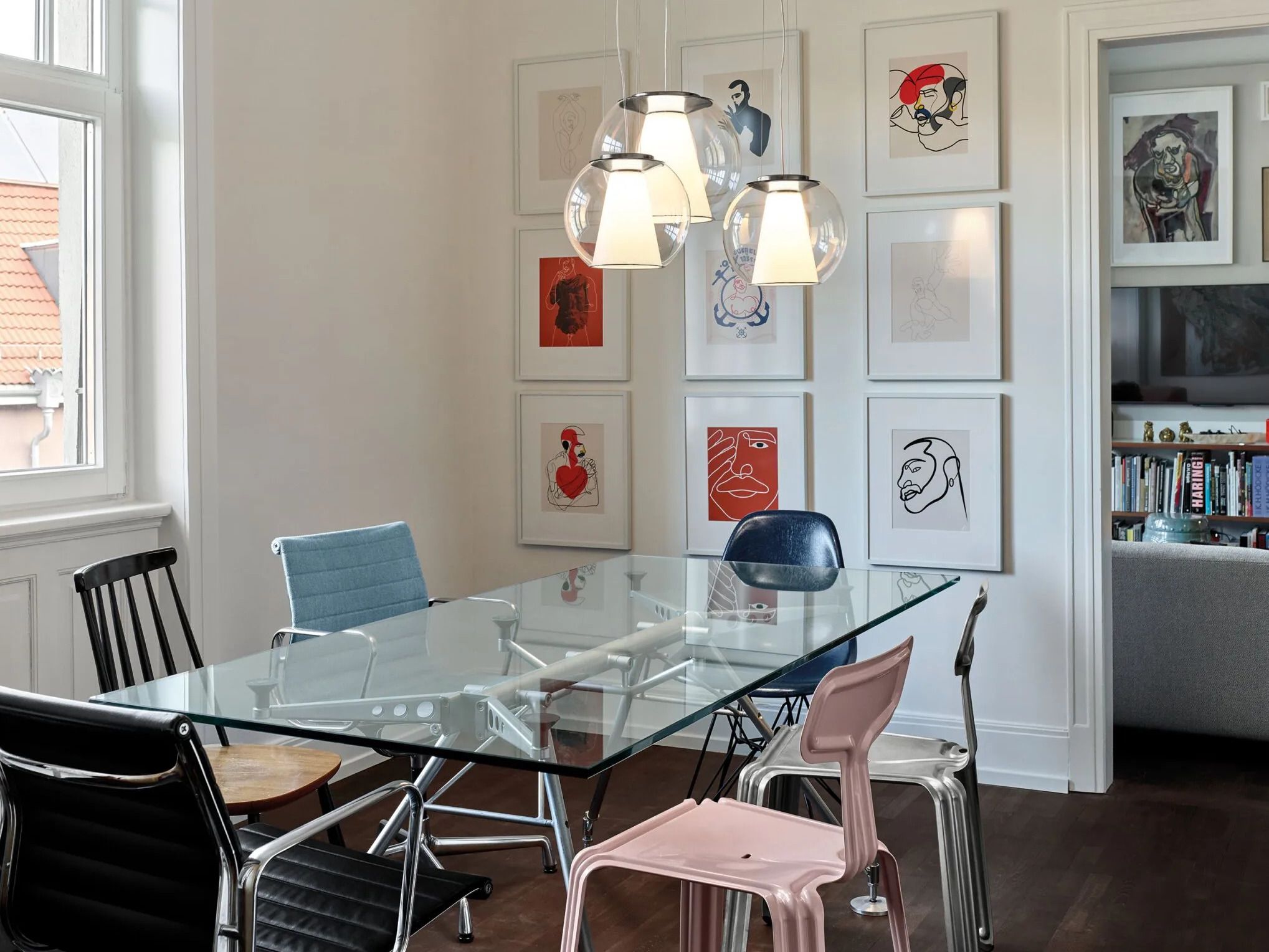 Выдувное стекло светодиодный подвесной светильник serien.lighting проект ARCH-00047753 - Вид №8