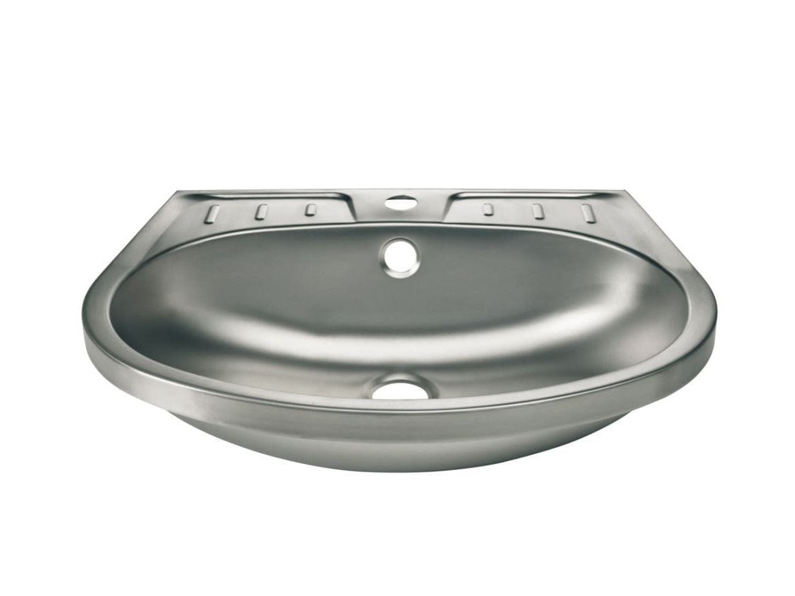 Одинарный овальный умывальник из нержавеющей стали Thermomat 2010 ARCH-00030357 - Вид №1