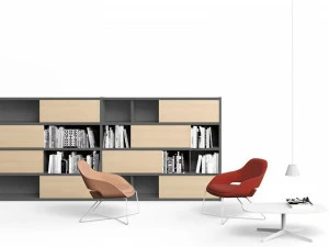 Sinetica Книжный шкаф open office из дерева Abacus