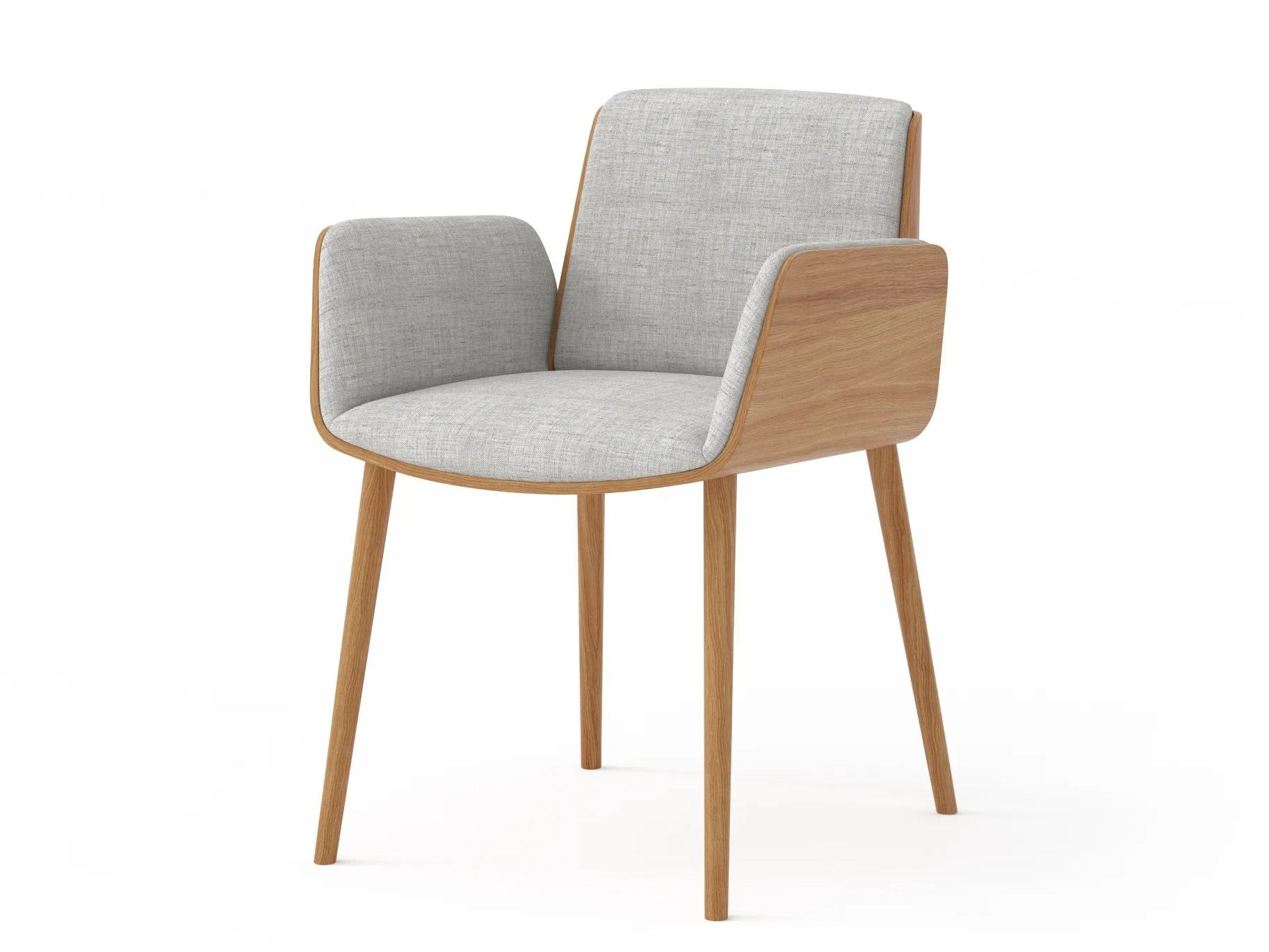 Мягкий тканевый стул с подлокотниками Punt HUG ARCH-00092567