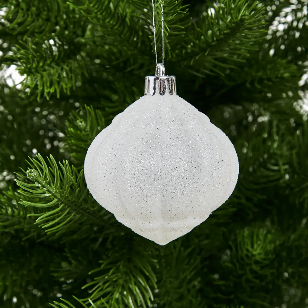 87036328 Набор новогодних шаров Christmas ø5-6 см полистирол цвет белый, зеленый, серебристый 25 шт. STLM-1365365 Santreyd  - Вид №25