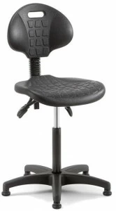 Linea Fabbrica Офисный стул с 5 спицами из полиуретана со спинкой Teknik