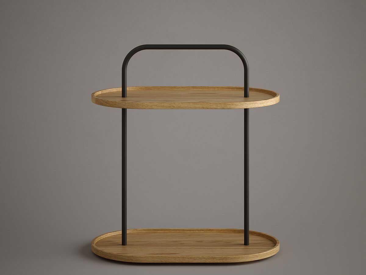 Высокий и овальный деревянный журнальный столик Inbani NORM ARCH-00048959 - Вид №10