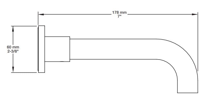 Встраиваемый термостатический набор для ванны с ручным душем BARIL PRO-3353-47 ARCH-00079036 - Вид №3