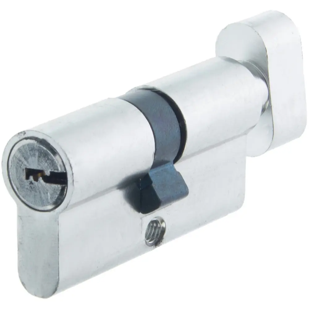 Цилиндр Standers ключ/вертушка 30х30 хром, TT-CAB817 STLM-2160279