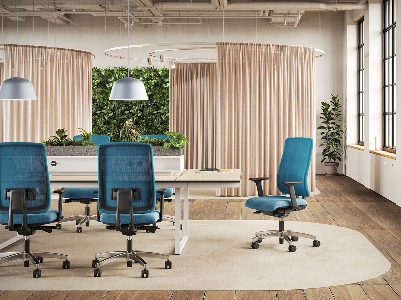 5 спиц ткань поворотный операционный стул FREZZA Дензел ARCH-00074646 - Вид №1