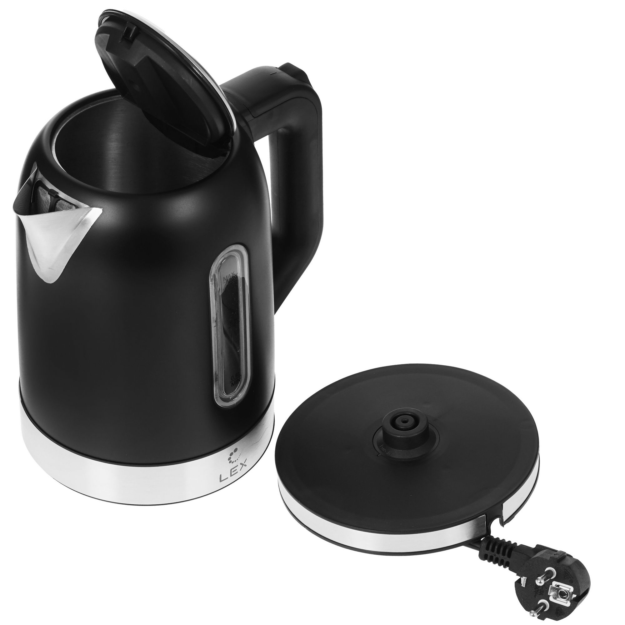 9034361 Электрочайник Lex LX30018-2 черный STDN-0029019 - Вид №3