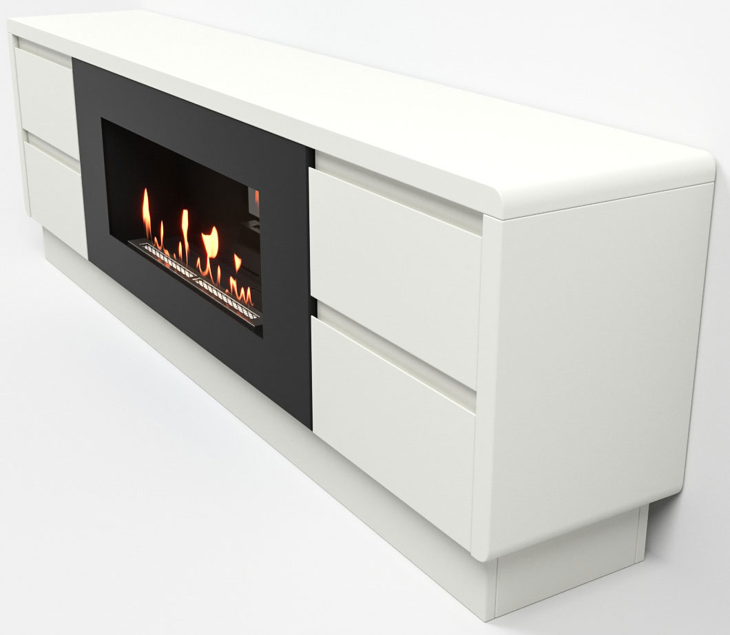 9101969 Биокамин с тумбой Firelight BFP/P-1700 lux черный STDN-0023196 - Вид №1