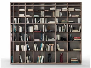 Marac Открытый книжный шкаф из фанерованной древесины
