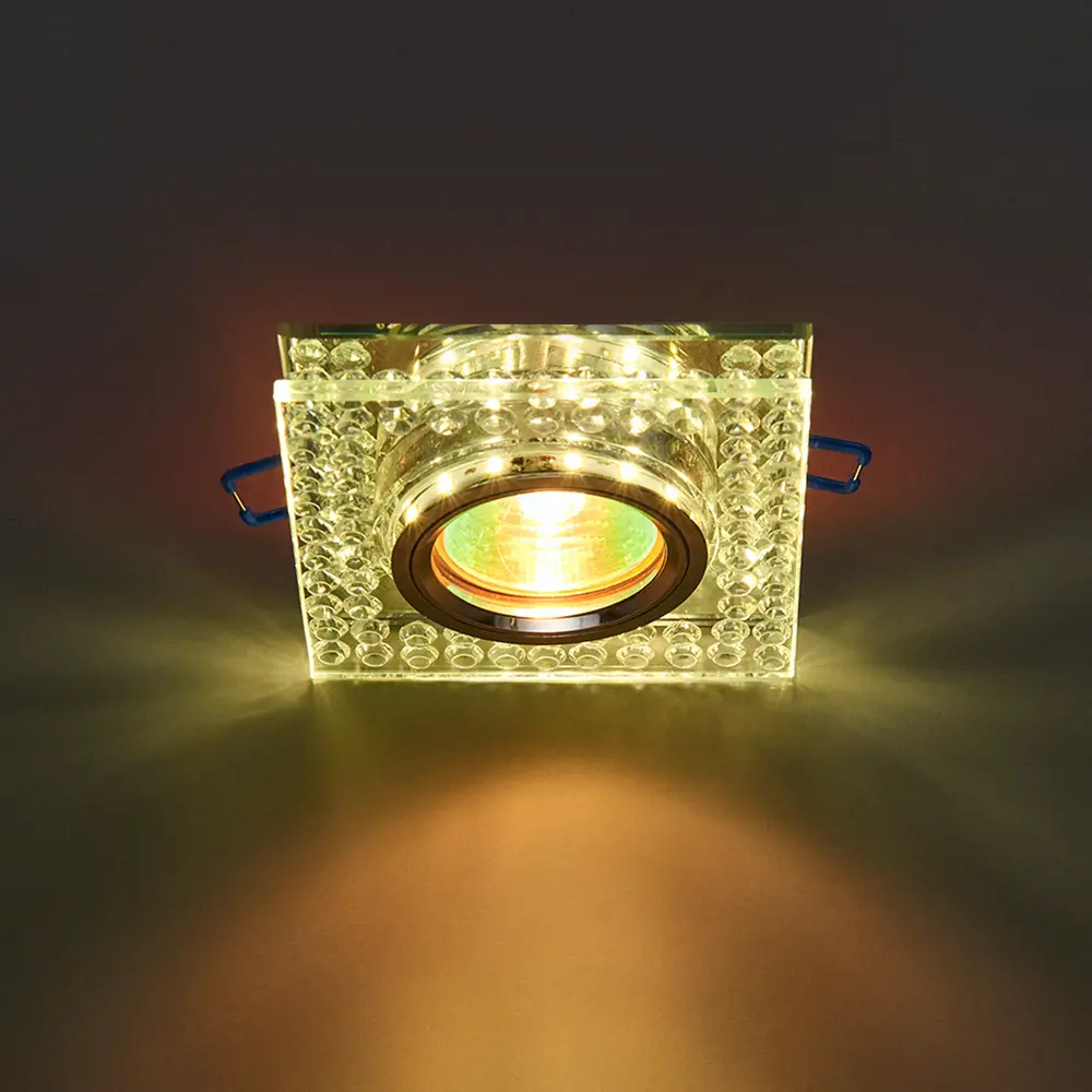 Светильник точечный встраиваемый Elektrostandard 8391, MR16 с LED-подсветкой под отверстие 60 мм, 1 м², цвет прозрачный STLM-2187119 - Вид №1