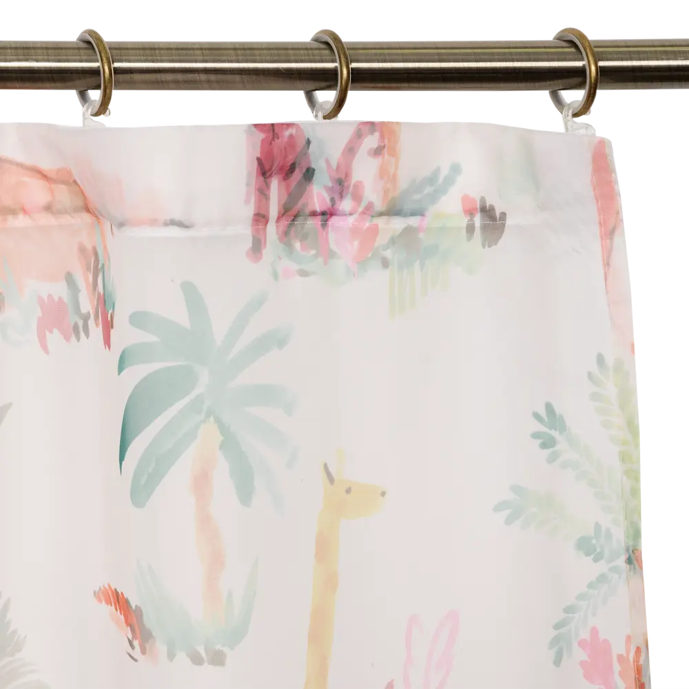 Тюль на ленте Африка 145x260 см цвет белый SEASONS STLM-2101742 - Вид №3