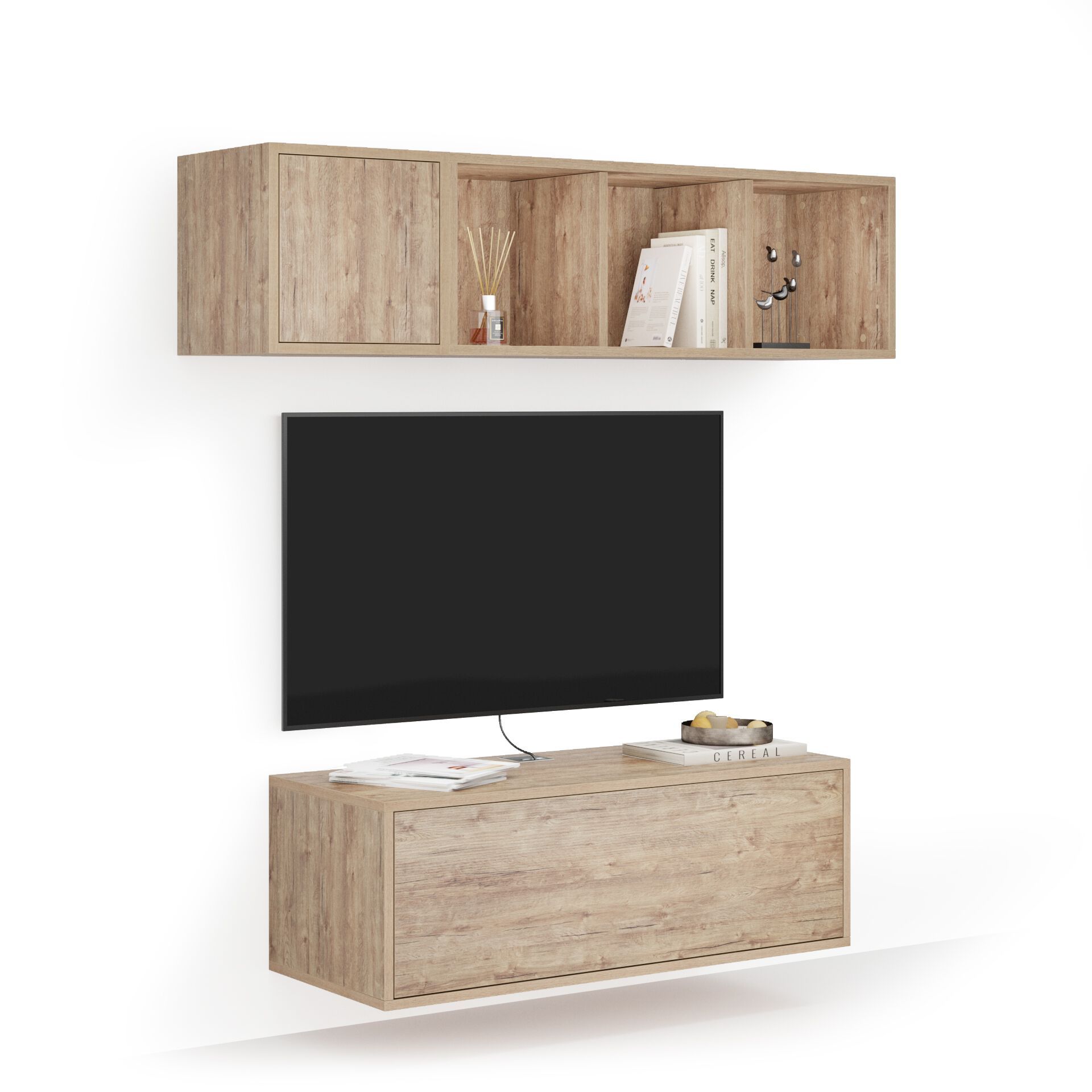 Модульная оборудованная стена установленная стеной в меламинированном Mobili Fiver IACOPO ARCH-00070420 - Вид №36