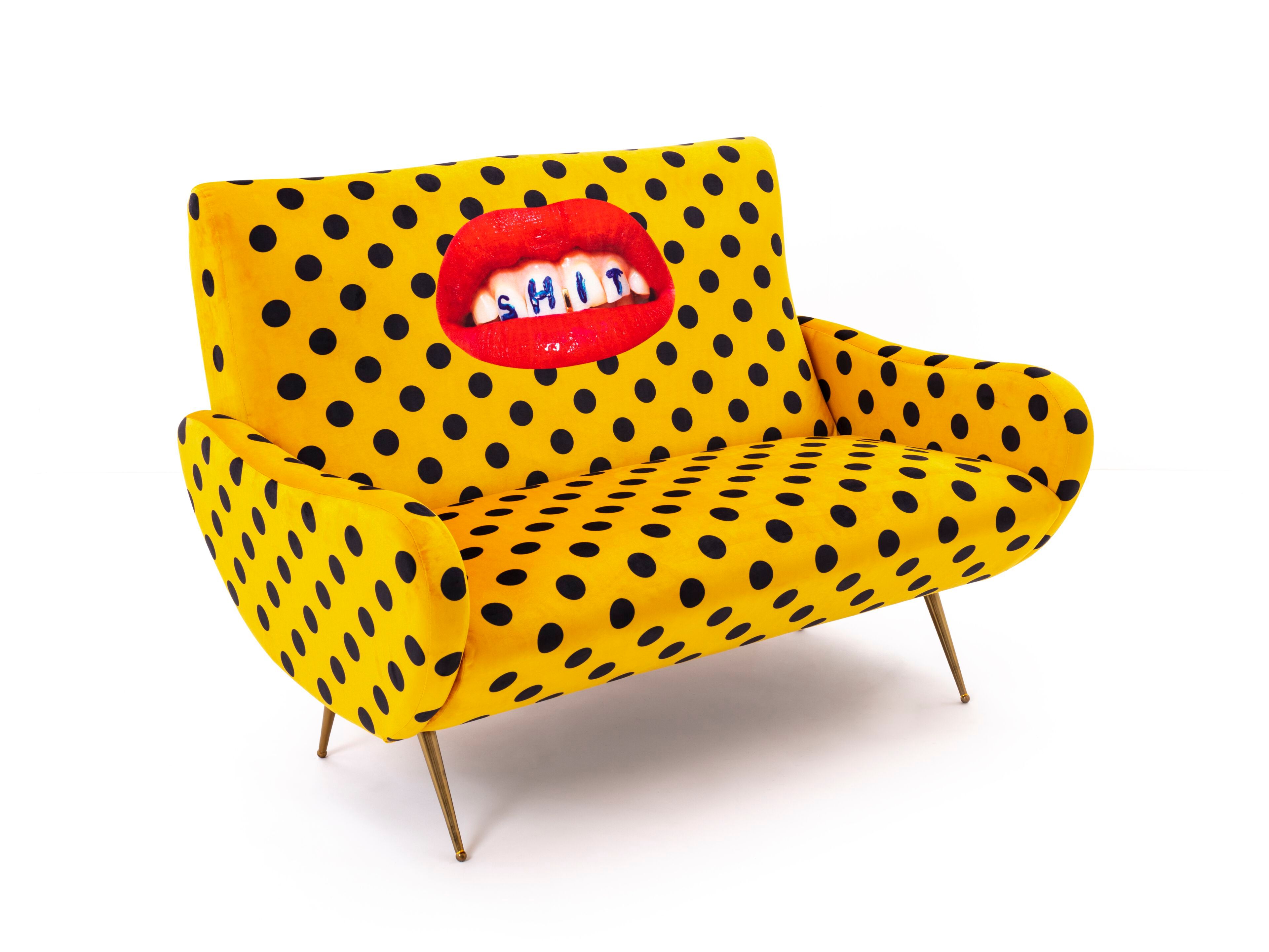 2-местный деревянный диван Seletti Seletti wears Toiletpaper ARCH-00065740 - Вид №1