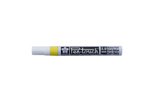 18135289 Маркер Pen-Touch тонкий стержень 2.0мм, Желтый XPFKA 3 SAKURA