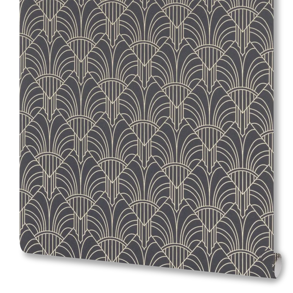 Обои флизелиновые Grandecolife Charlice чёрные 0.53 м A40601 STLM-2037553