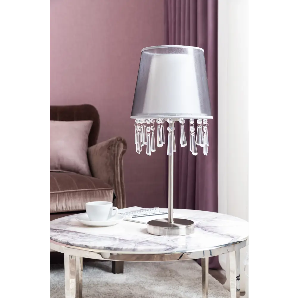 Настольная лампа декоративная Globo «Satine» 15093T, 1хЕ27х60 Вт STLM-2097516 - Вид №4