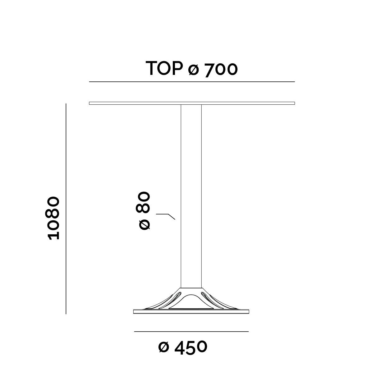 Чугунное основание стола PF Stile BASE 312 ARCH-00113148 - Вид №7