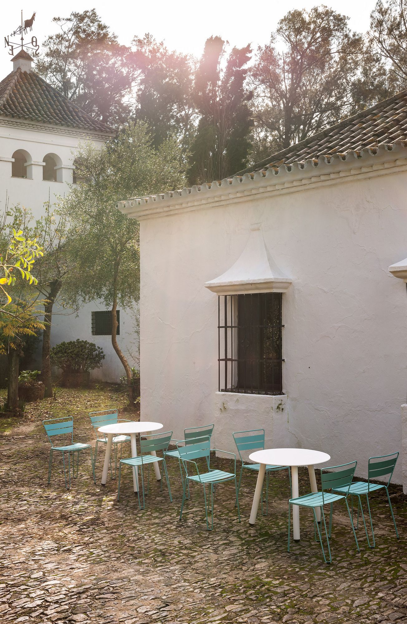 Стальной штабелируемый садовый стул iSimar Майорка ARCH-00122823 - Вид №6