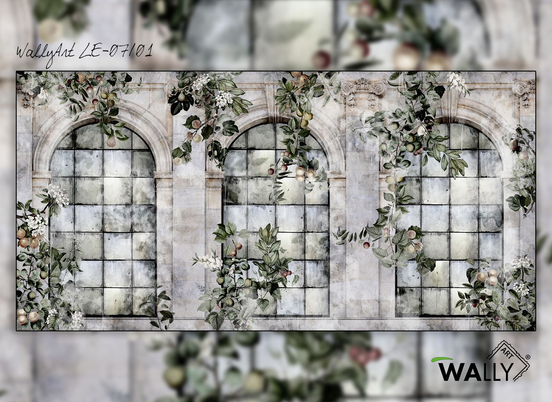 Моющиеся нетканые обои WALLYART Lacollection ARCH-00067314 - Вид №1