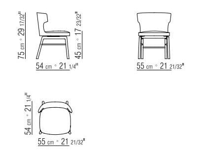 Мягкий стул Flexform Веста ARCH-00112648 - Вид №5