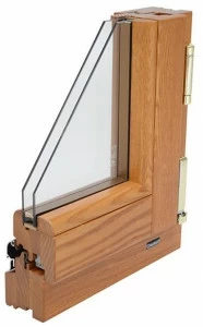 NUSCO Окно из ламината с двойным остеклением Finestre in legno / finestre in alluminio e legno