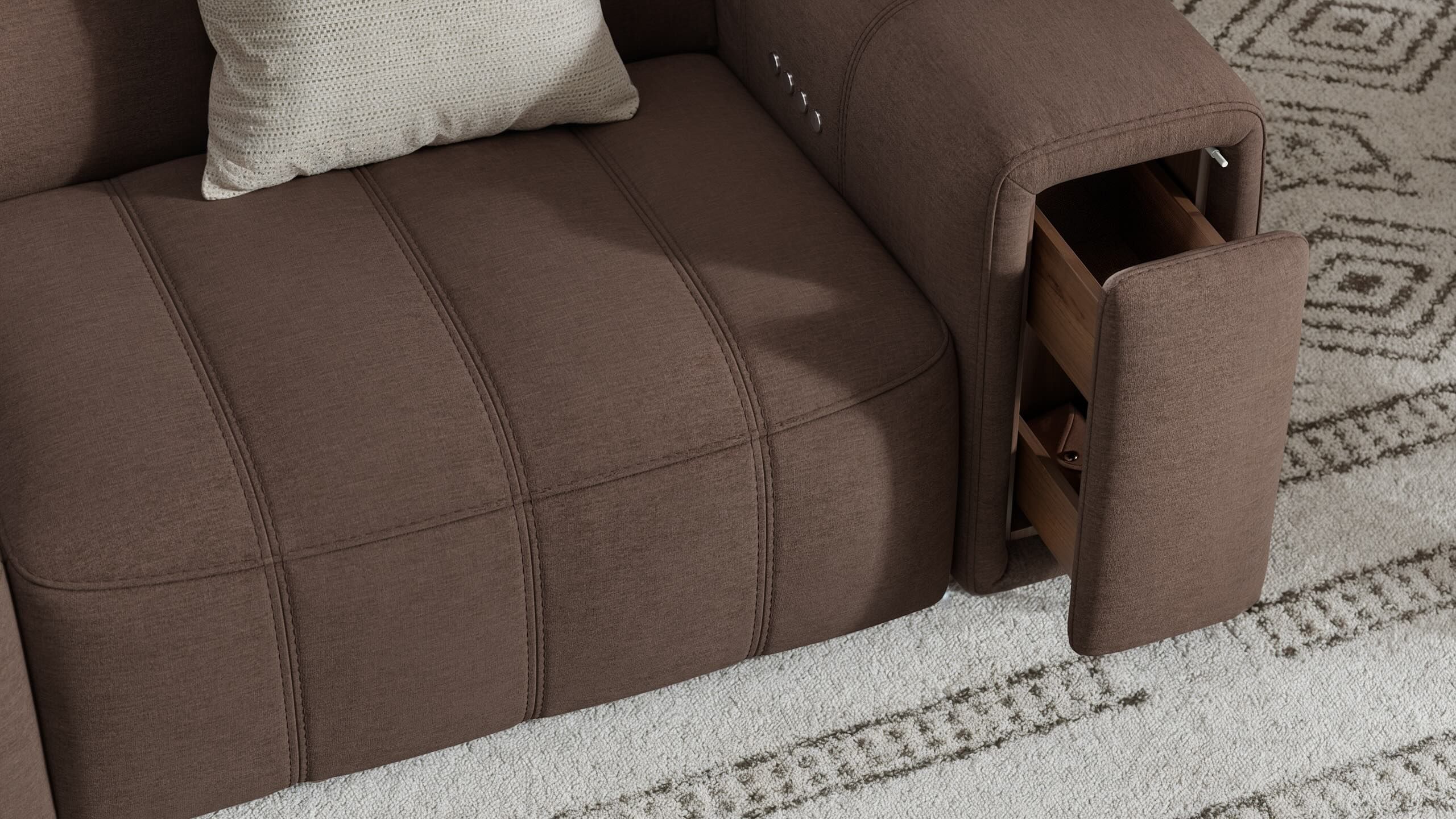 3-местный тканевый диван Sofanella Linera ARCH-00150532 - Вид №1