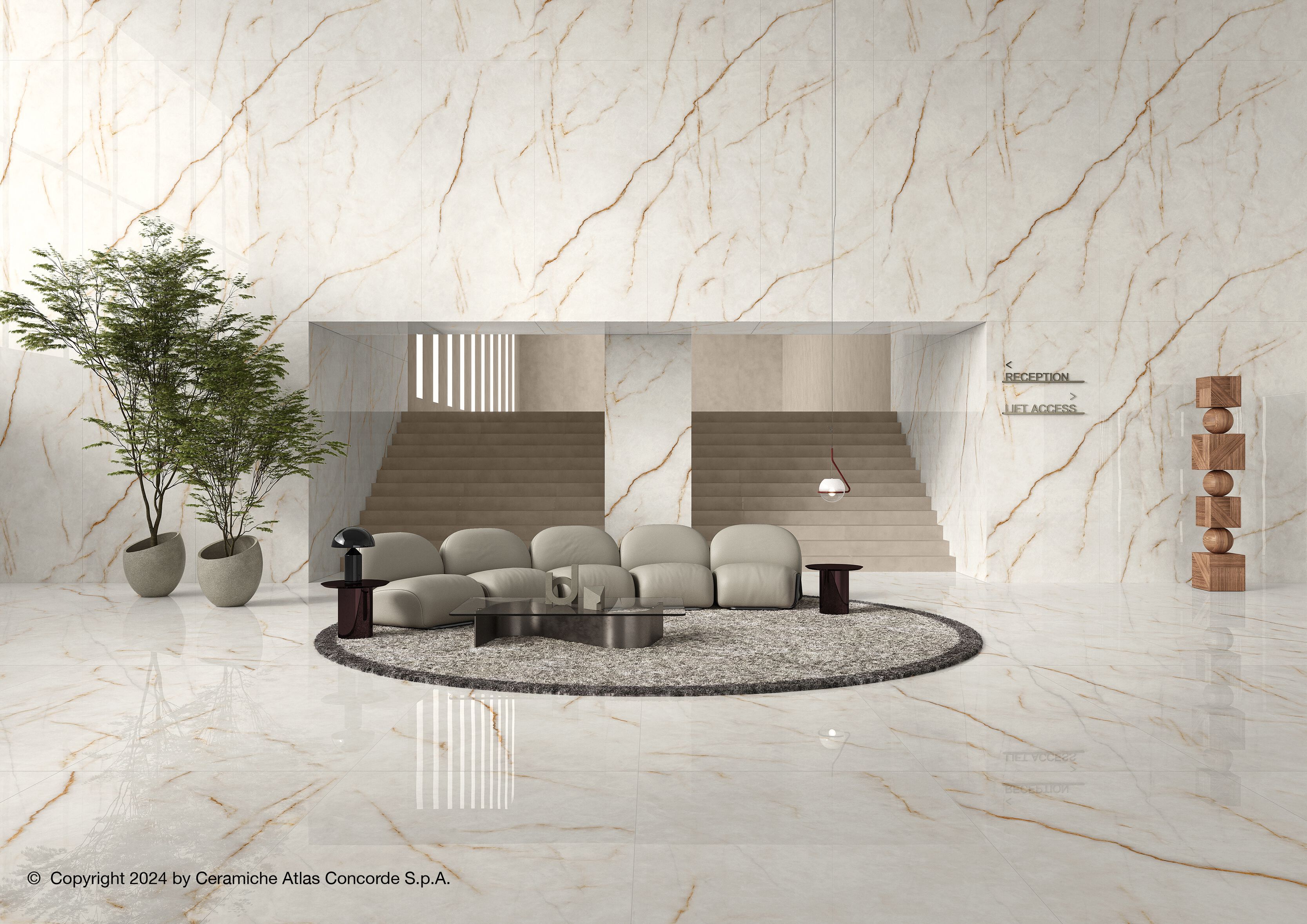 Керамогранит с мраморным эффектом Atlas Concorde Marvel Diva ARCH-00066015 - Вид №17