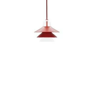 Подвесной светильник Ikono 17 x D20 см, красный