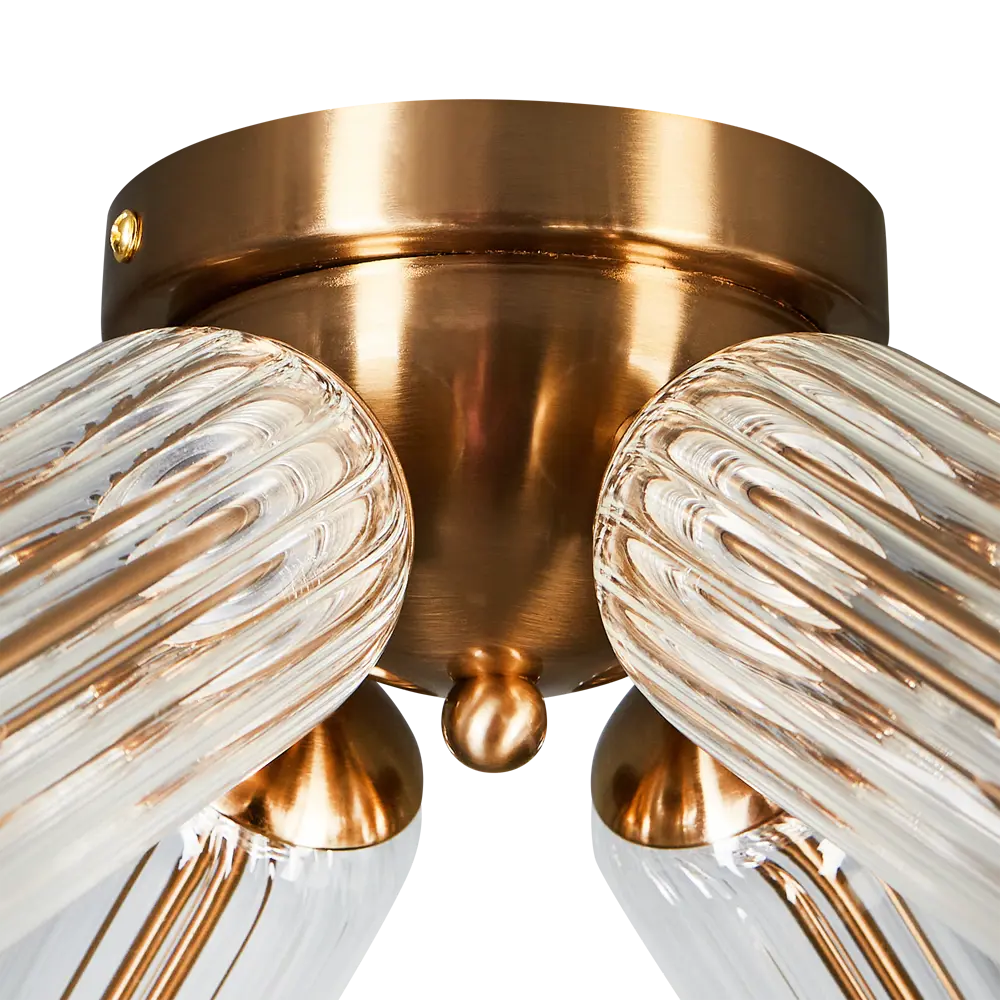 DE CITY Олимпия — потолочная люстра с 6 стеклянными плафонами 89391459 STLM-1406075 - Вид №4