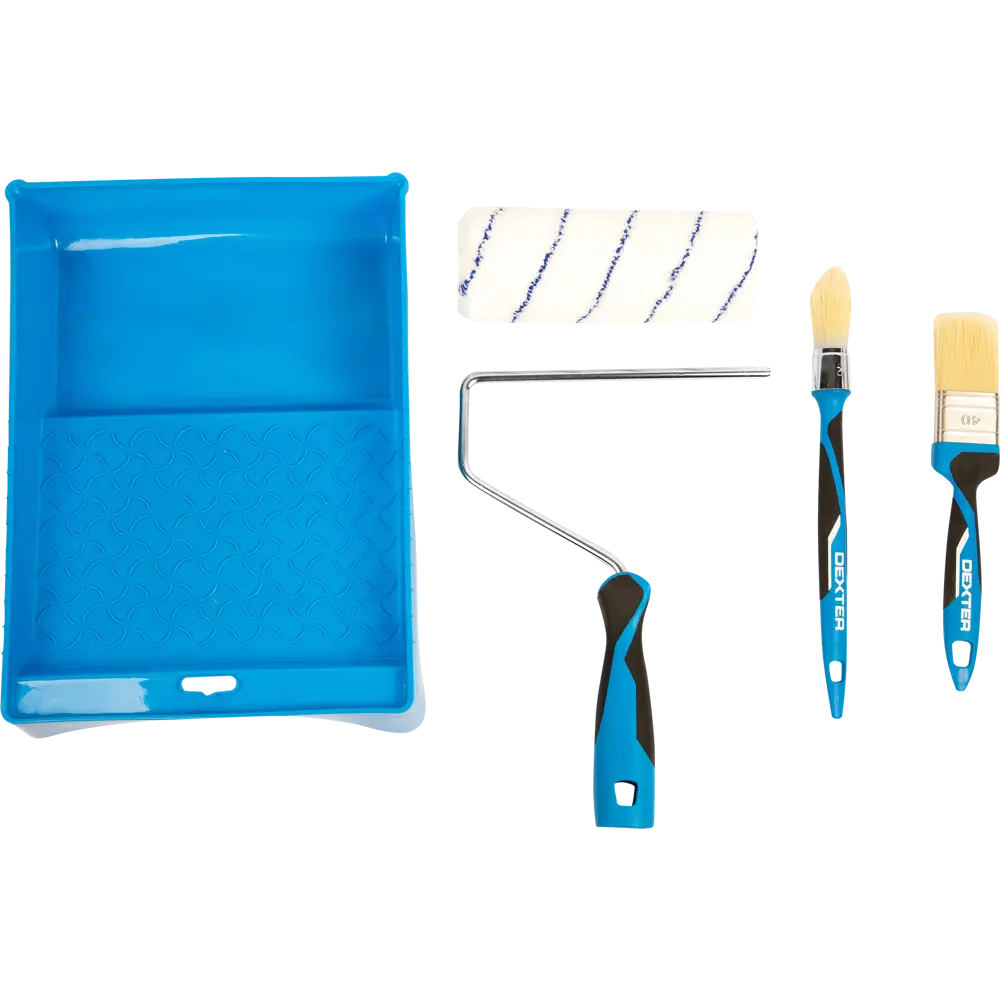 Набор малярный Dexter кисти, ролик и кювета STLM-2100143