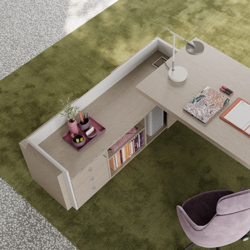 Деревянный прямоугольный рабочий стол PROF SESSANTA ARCH-00012187 - Вид №3