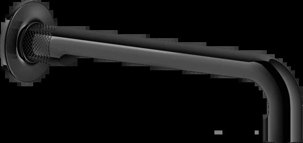 Носик для умывальника 58101 706 Gessi Inciso ЧЕРНЫЙ МЕТАЛЛ PVD