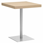 XT 495 T Каркас стола с нижней крышкой из глянцевой или сатинированной нержавеющей стали, колонна из глянцевой или сатинированной нержавеющей стали. Et al. XT