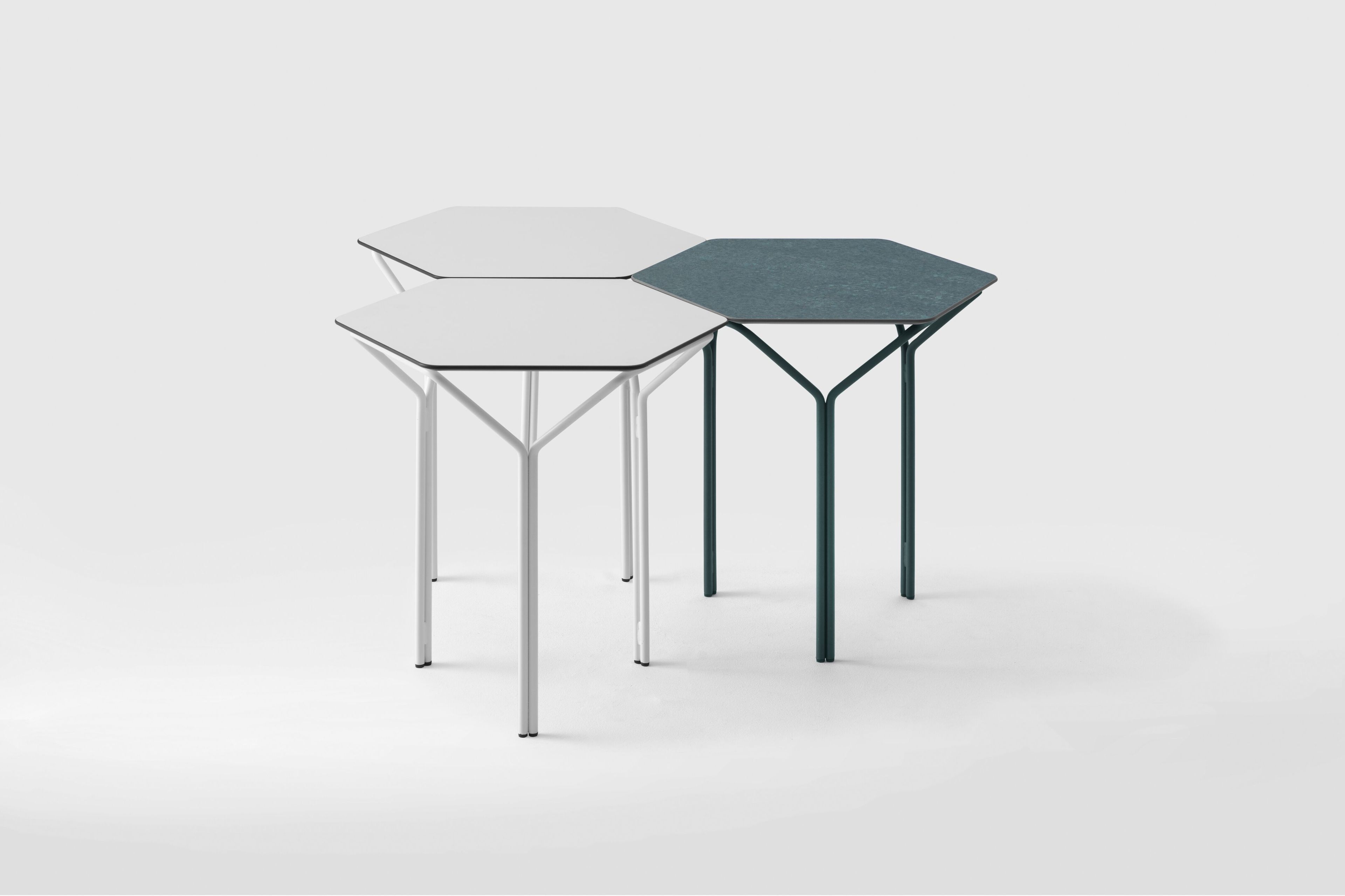 Деревянный шестиугольный журнальный столик Kastel Kyu ARCH-00123979 - Вид №2