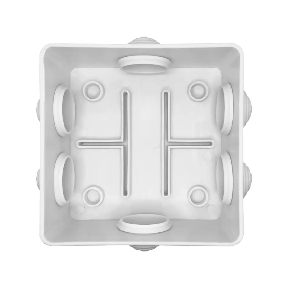 Распределительная коробка открытая Lexman 100x100x55 мм 6 вводов цвет белый STLM-2057232 - Вид №3