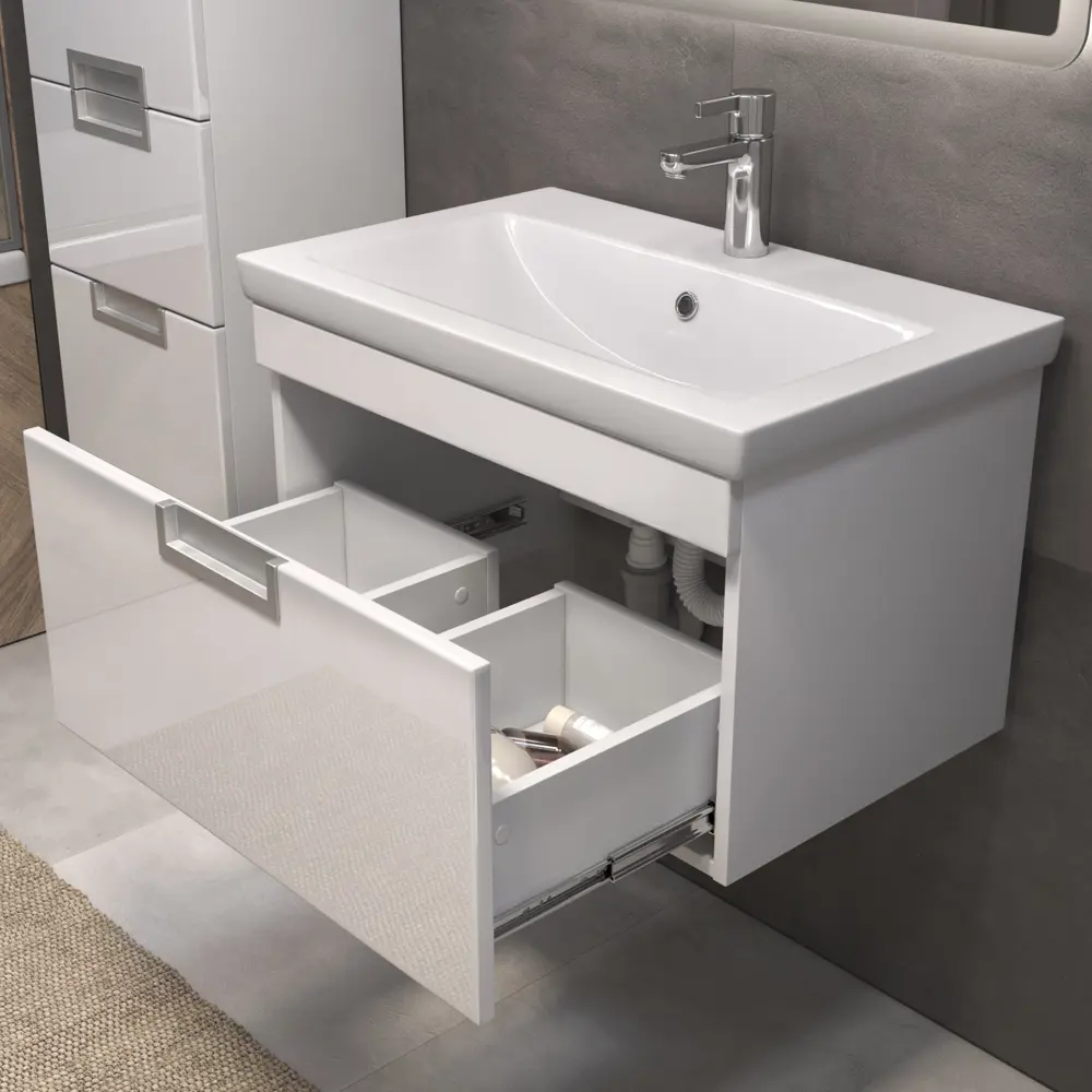 Тумба Vigo Vento Como для ванной с выдвижным ящиком 89380948 STLM-1450298 - Вид №9