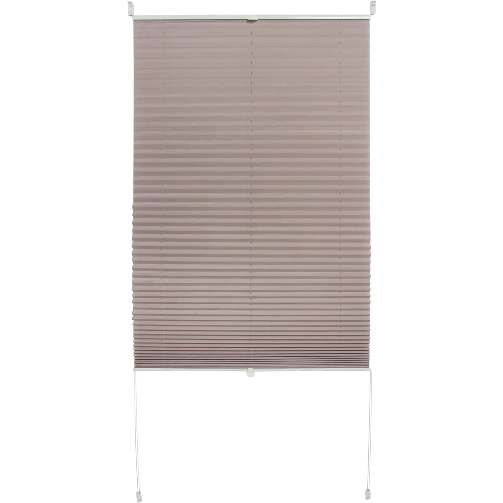 Штора плиссе «Плайн», 55х160 см, текстиль, цвет серый Santreyd STLM-2042627 - Вид №1