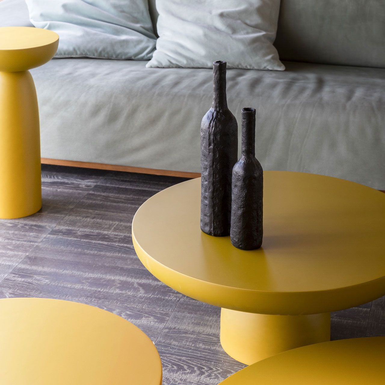 Круглый журнальный столик из МДФ Mogg Olo ARCH-00120627 - Вид №3