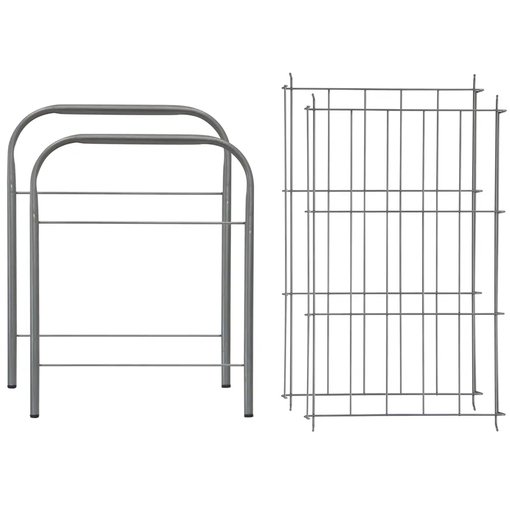 Этажерка для обуви Gromell Alite 46x35.6x27.8 см 2 полки металл серый STLM-2038012 - Вид №2