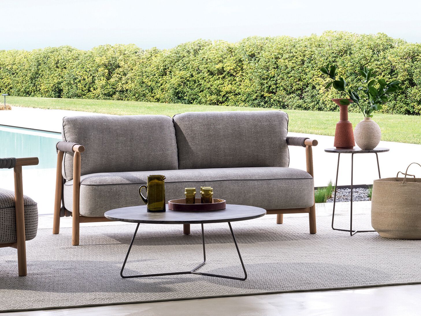 2-местный тканевый садовый диван Ditre Italia Nathy ARCH-00112484 - Вид №4