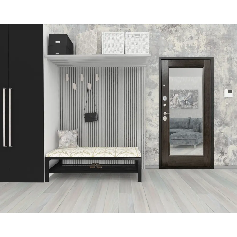 PORTIKA Порта Р-3 - Входная металлическая дверь с зеркалом и усиленной защитой 84531968 STLM-0051319 - Вид №11