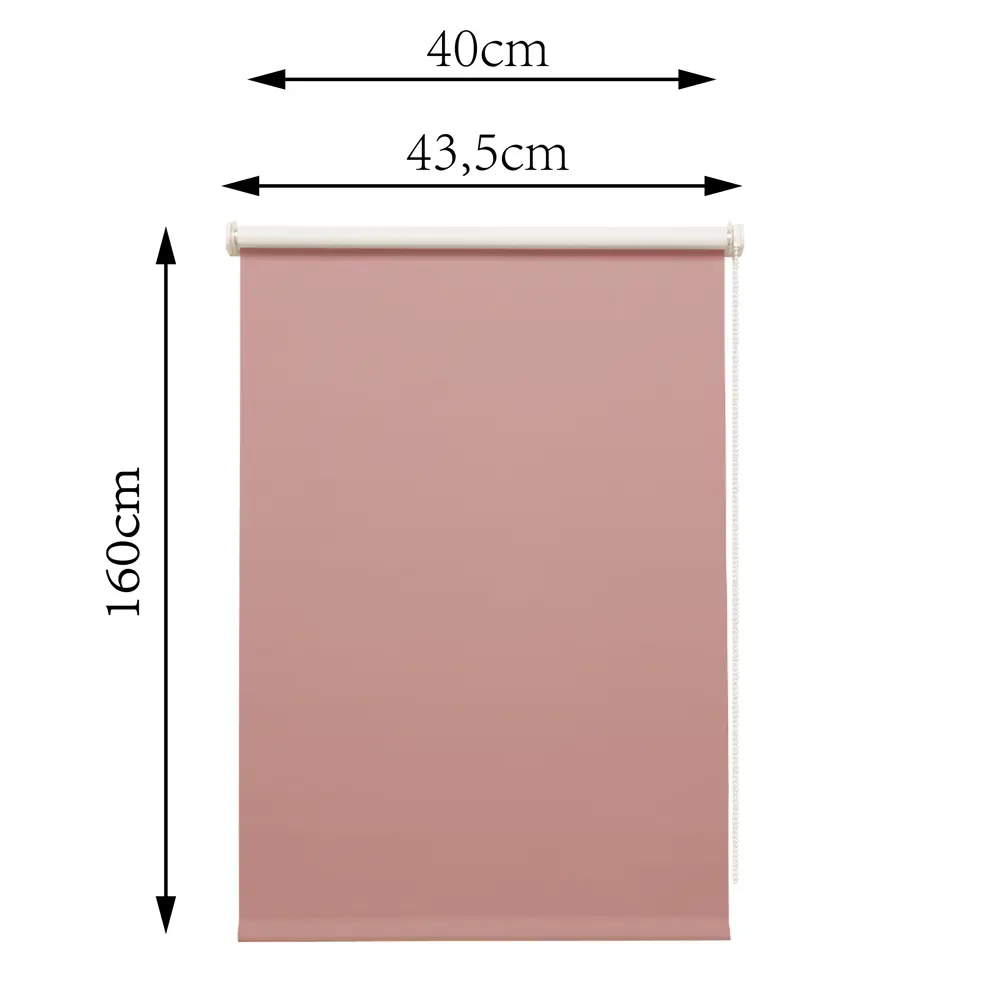 Штора рулонная блэкаут Inspire Santos 40x160 см сиреневая Santal 4 STLM-2098442 - Вид №8