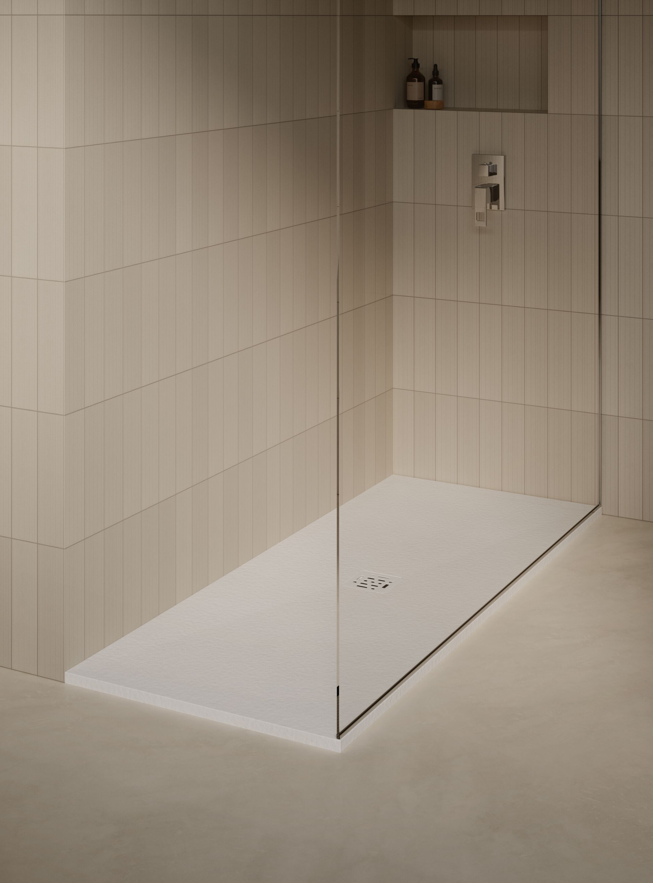 Нескользящий прямоугольный поддон для душа Ceramica Globo DOCCIAPIETRE H 2,5 cm ARCH-00054976 - Вид №13