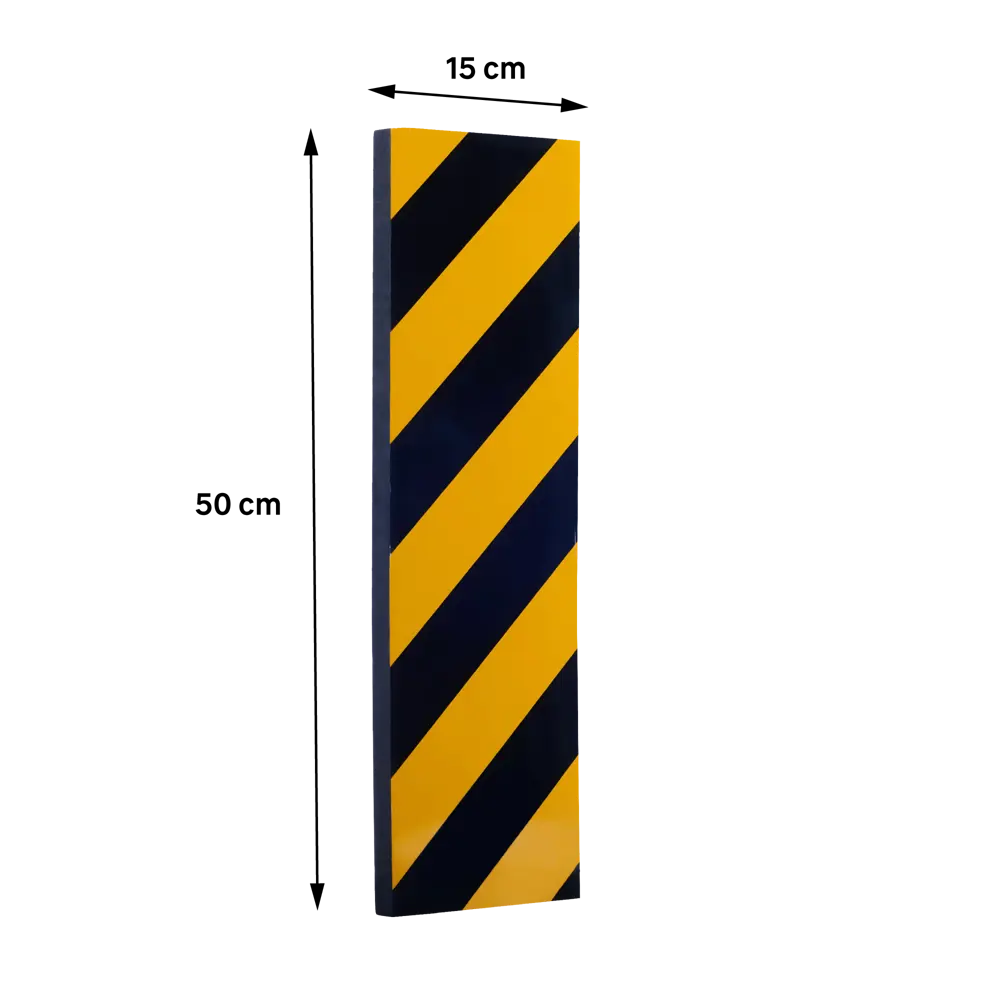 Демпфер для стен Standers прямой 50x15 см, пластик, цвет чёрный STLM-2199484 - Вид №6
