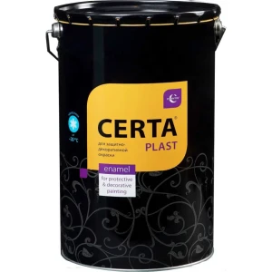 Эмаль Certa Plast полуглянцевая цвет алтарное золото 20 л