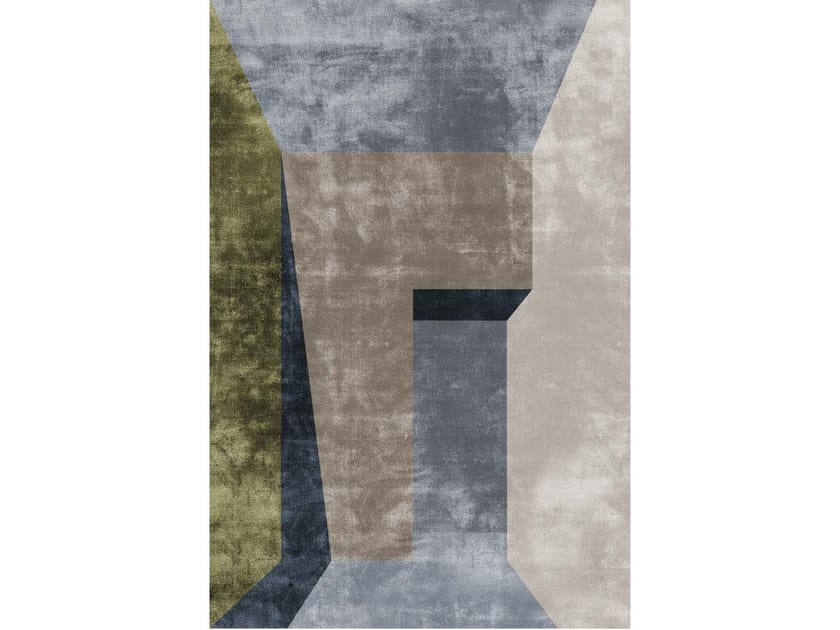 Ковер ручной работы из бамбукового волокна Sirecom Tappeti перспективы ARCH-00034305