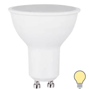 Лампа светодиодная GU10 230 В 8 Вт спот 700 лм, тёплый свет